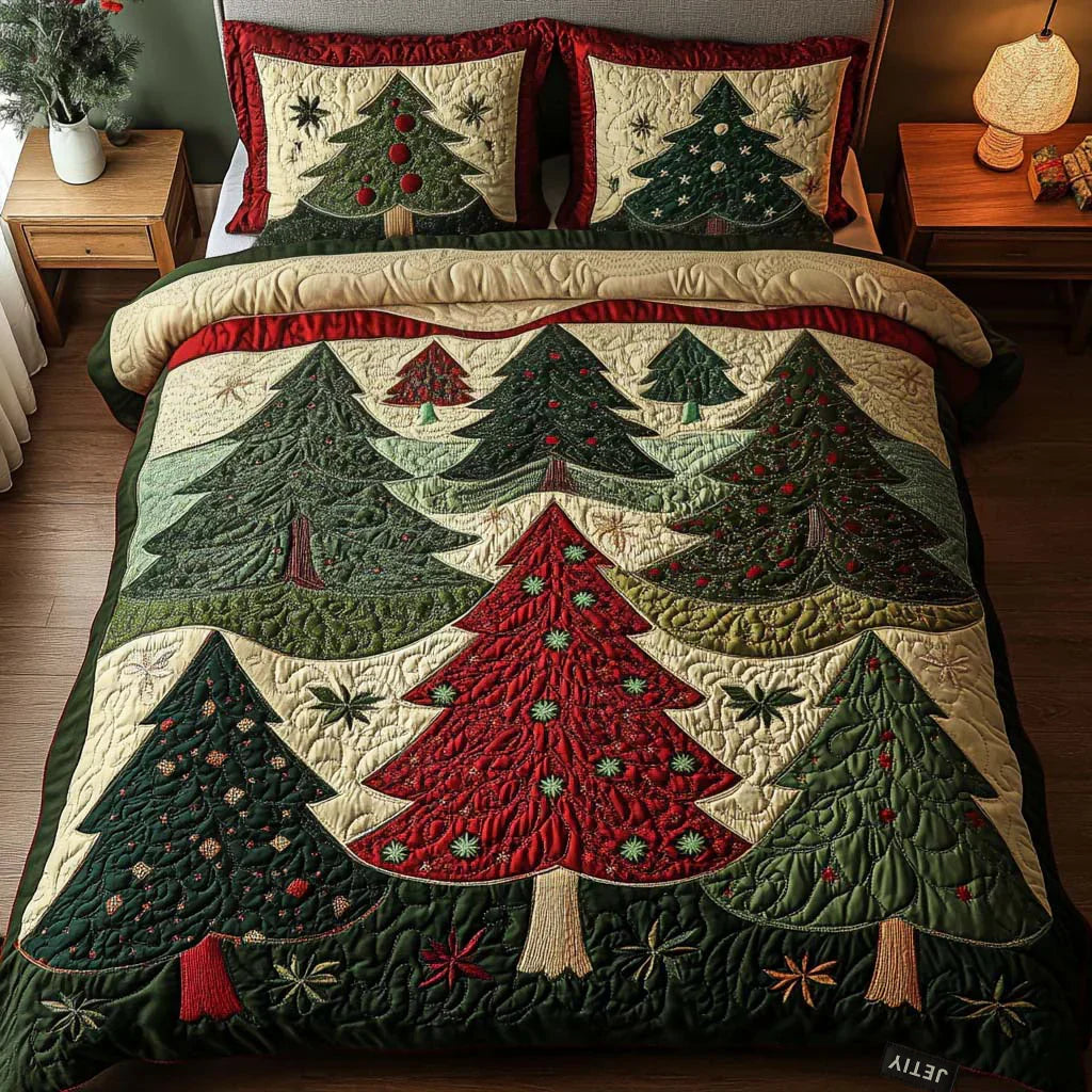Enchanted Forest Quilted Bedding Set
