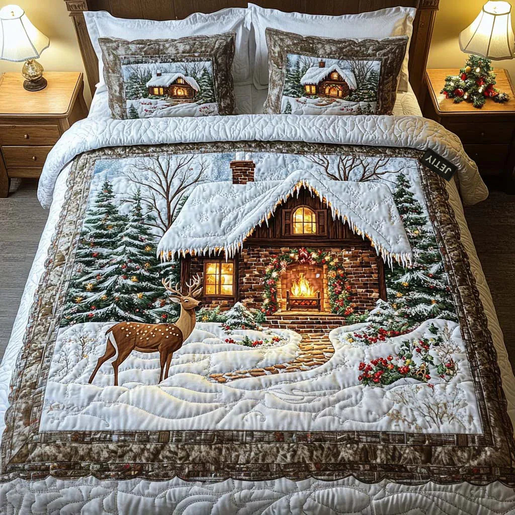 Cozy Cabin Quilted Bedding Set
