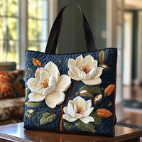 Bag Elegant Magnolia Quilted Tote Bag