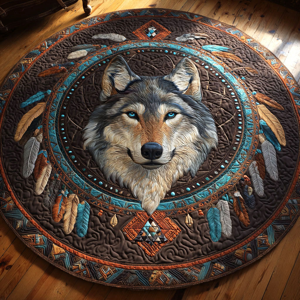 Alpha Spirit Quilted Round Mat