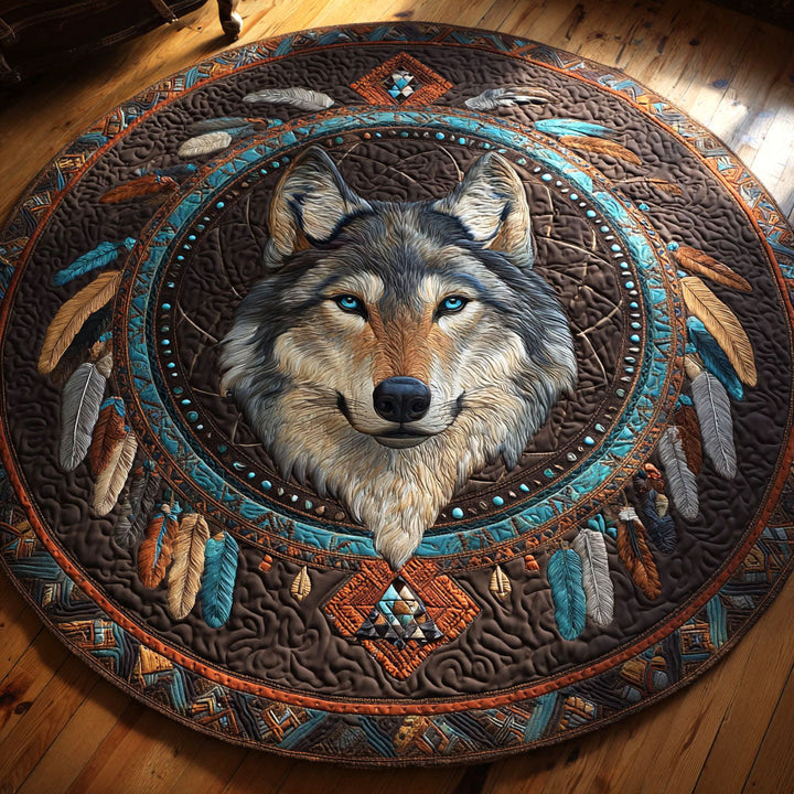 Alpha Spirit Quilted Round Mat