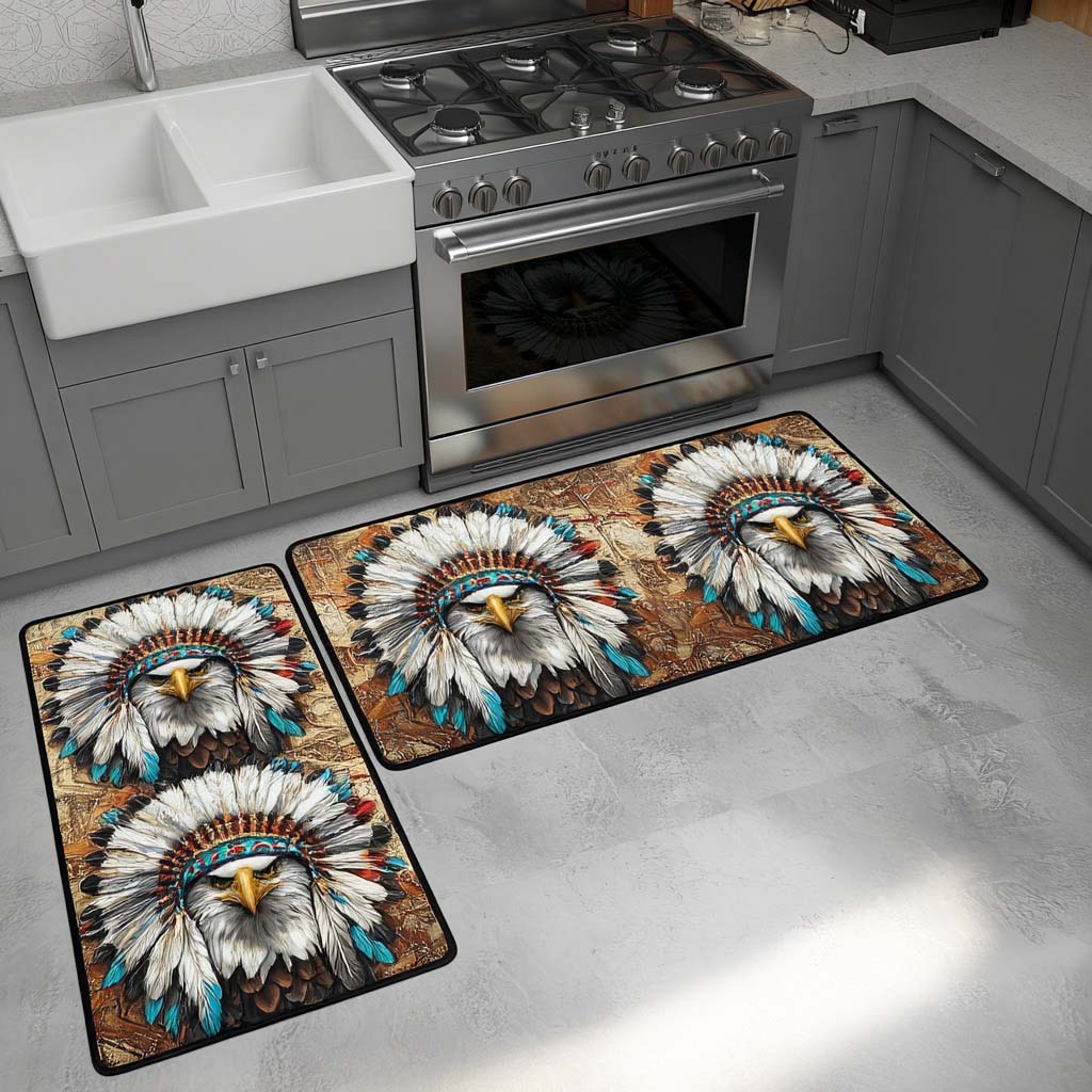 Ancestral Wind Kitchen Rug Set