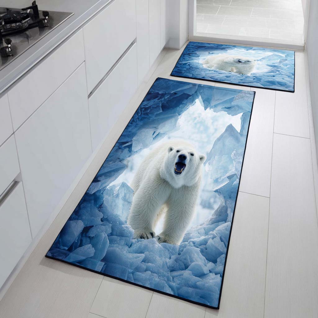 Arctic Wander Kitchen Rug Set