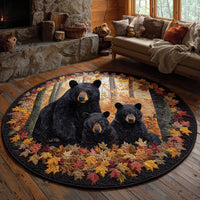 Autumn Trails Quilted Round Mat