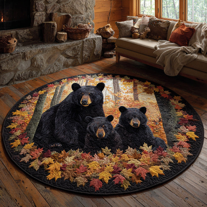 Autumn Trails Quilted Round Mat