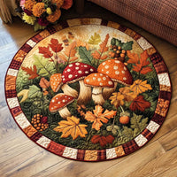 Autumn Bounty Quilted Round Mat