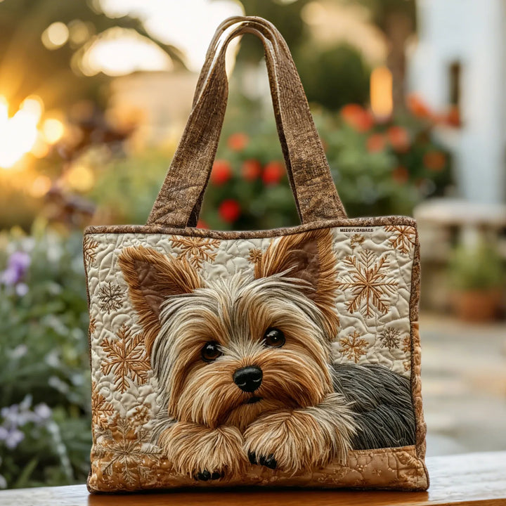 Charming Yorkshire Artisanal Quilted Tote Bag