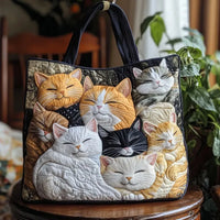 Bag Dreamy Kittens Quilted Tote Bag