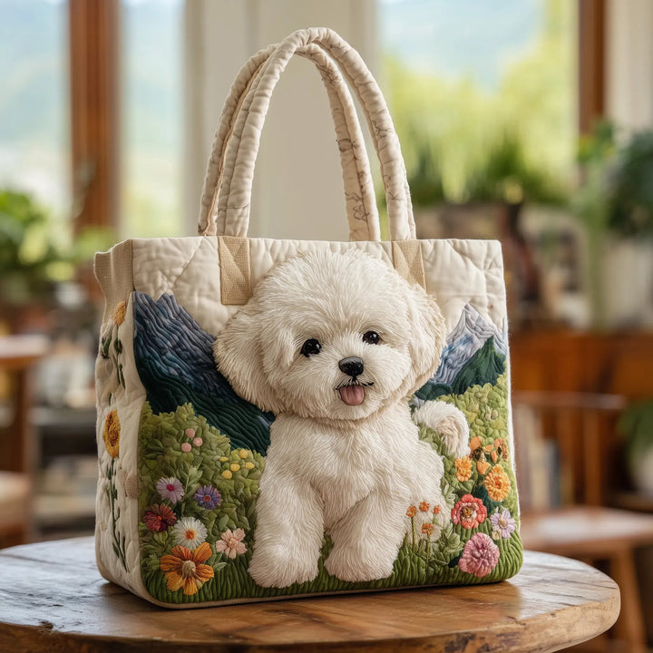 Bag Enchanted Canine Quilted Tote Bag