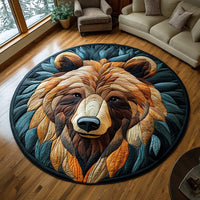 Bear Spirit Quilted Round Mat