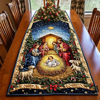 Bethlehem Star Quilted Table Runner