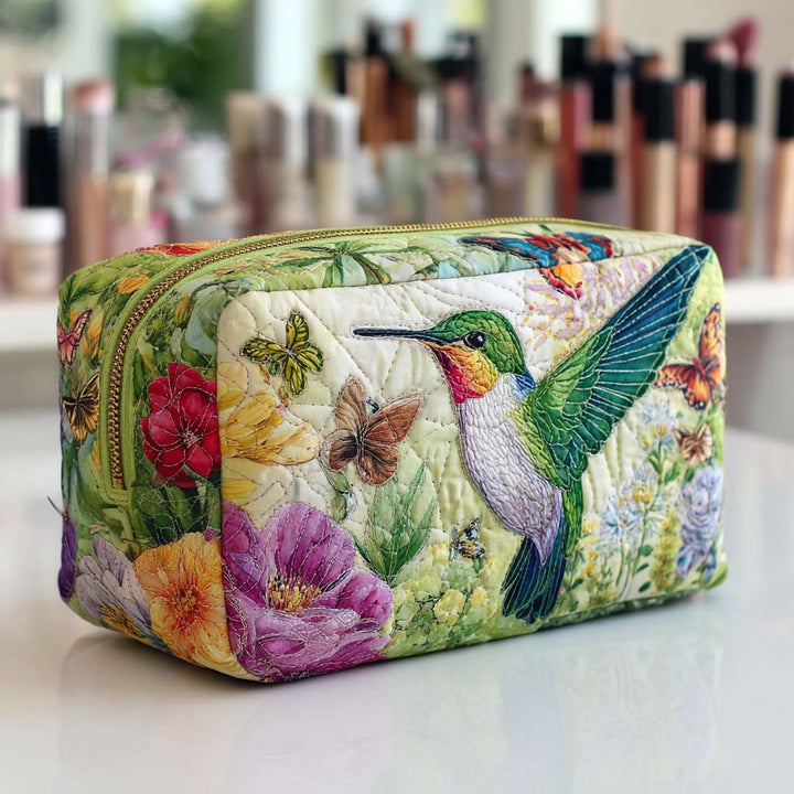 Bloom Dance Quilted Cosmetic Bag