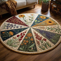 Blossom Dream Quilted Round Mat