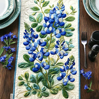 BluebonnetSerenadeQuiltedTableRunnerNCU0DV4464 Quilted Table Runner
