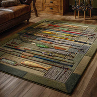 Cabin Lines Quilted Area Rug