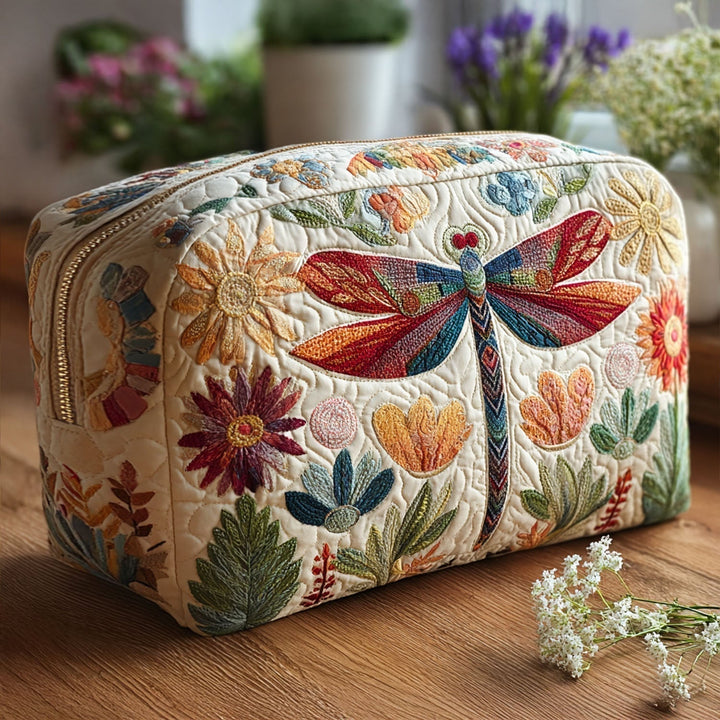 Celestial Hover Quilted Cosmetic Bag