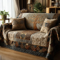 Celtic Harmony Quilted Sofa Cover