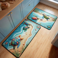 Coastal Dream Kitchen Rug Set