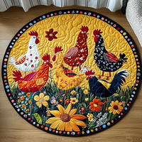 Cozy Coop Quilted Round Mat