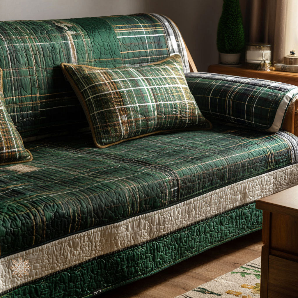 Cozy Hug Quilted Sofa Cover