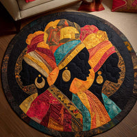 Cultural Harmony Quilted Round Mat