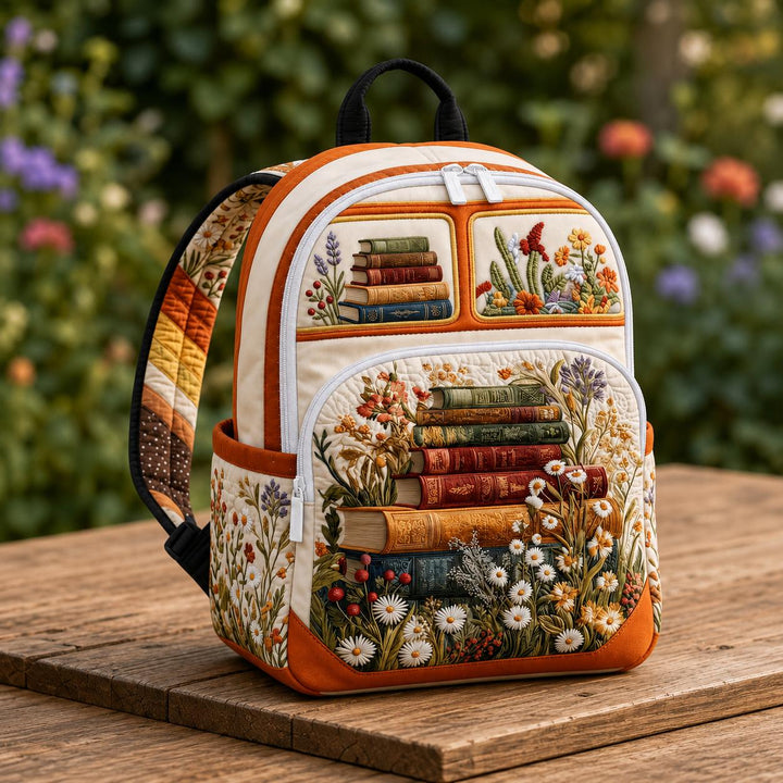 By Sunset Book Van Quilted Backpack