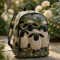 Sheep Quilted Backpack
