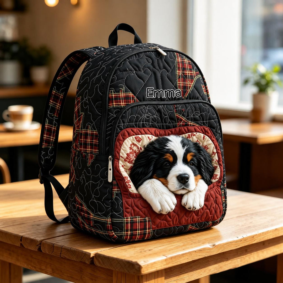 Dog Patch Quilted Backpack