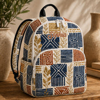 Boho Tribal TP52 Quilted Backpack