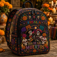 Day Of The Dead TP56 Quilted Backpack