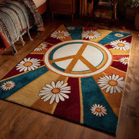 Daisy Peace Quilted Area Rug