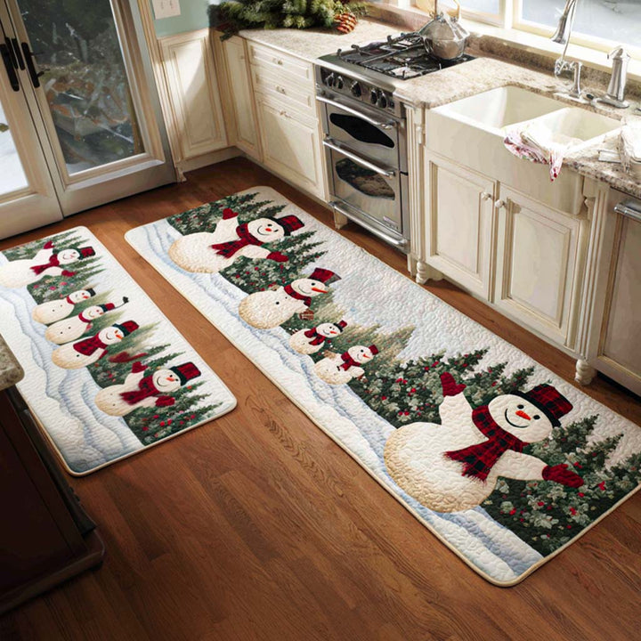 December Cheer Kitchen Rug Set