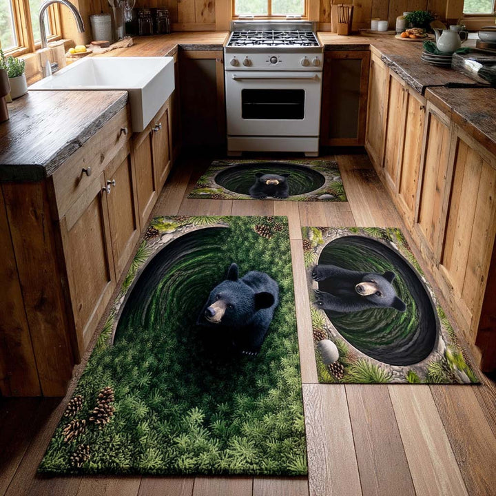 Deepwood Strength Kitchen Rug Set