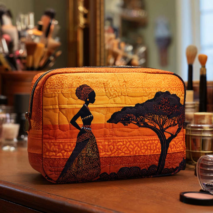 Desert Muse Quilted Cosmetic Bag