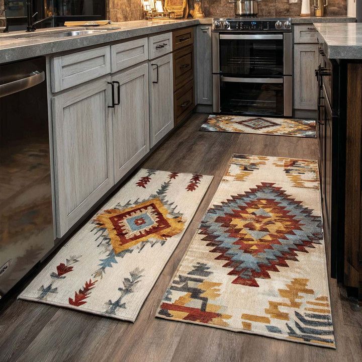 Desert Path Kitchen Rug Set