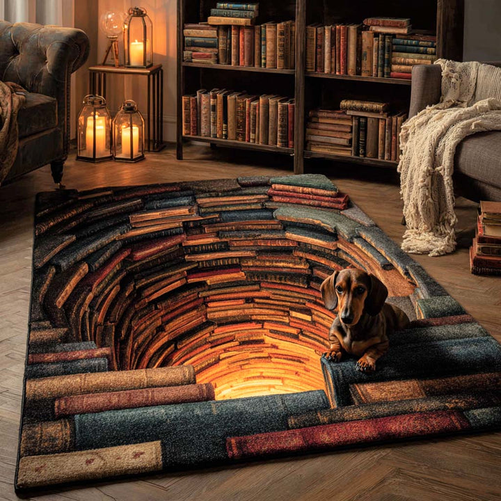 Dog Retreat Quilted Area Rug