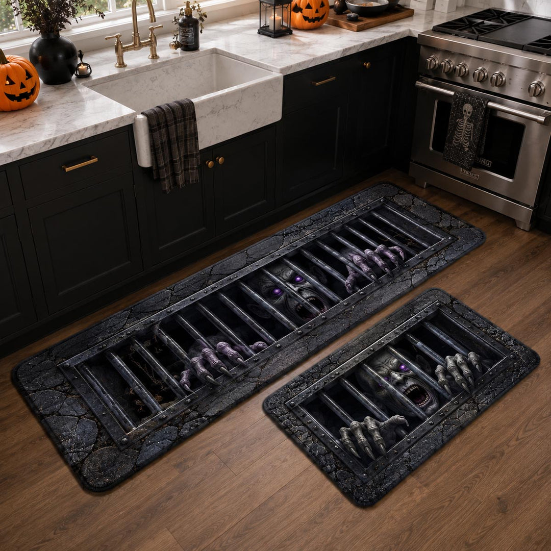 Dungeon Howl Kitchen Rug Set