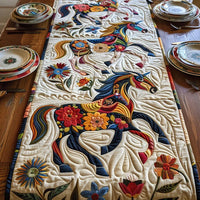 Dynamic Horse Quilted Table Runner