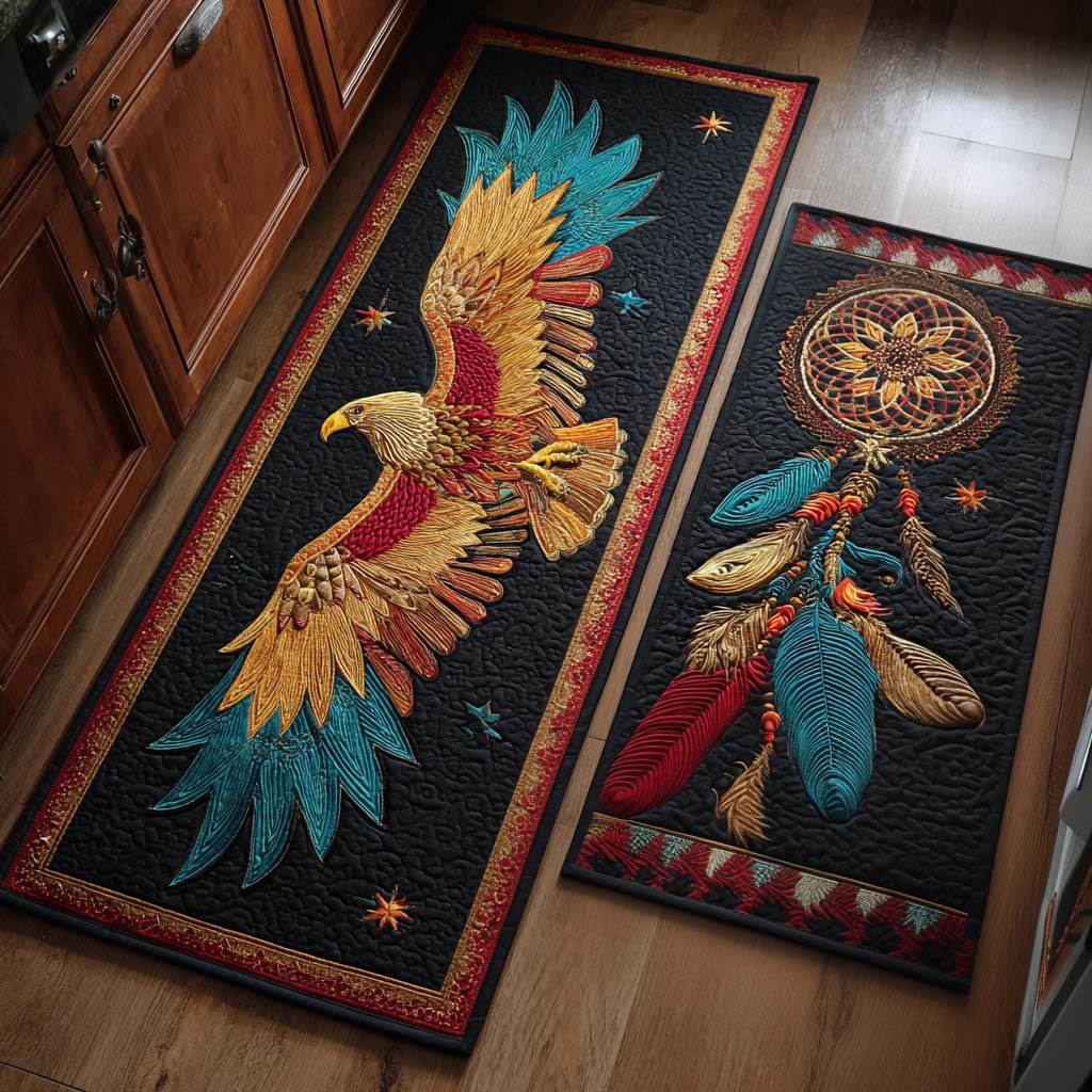 Eagle Dreamer Kitchen Rug Set