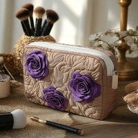 Enchanted Rose Quilted Cosmetic Bag