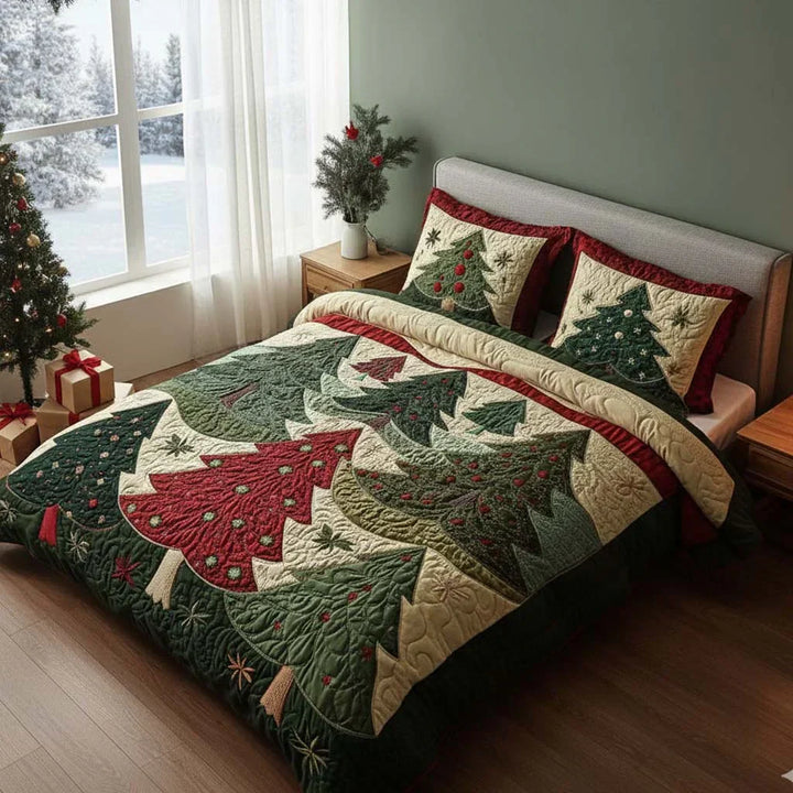 Enchanted Forest Quilted Bedding Set