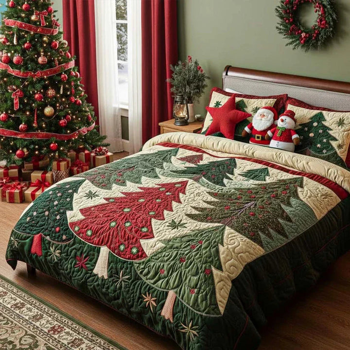 Enchanted Forest Quilted Bedding Set