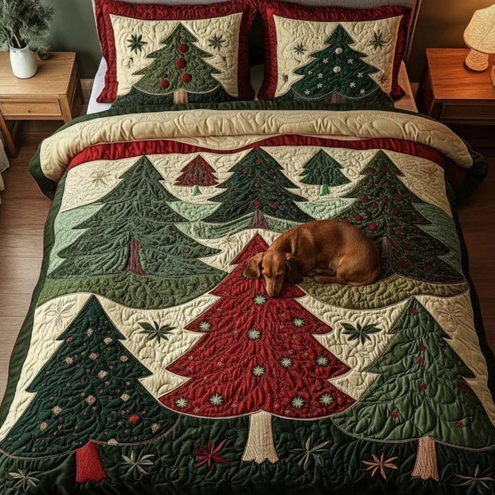Enchanted Forest Quilted Bedding Set