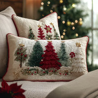 Frosty Wonder Quilted Cushion Cover