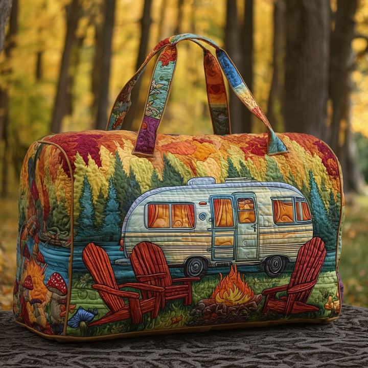 Cozy Camper Quilted Duffle Bag
