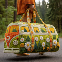 Hippie Van Quilted Duffle Bag