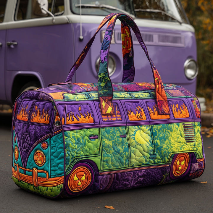 Haunted Van Quilted Duffle Bag