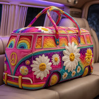 Hippie Van Quilted Duffle Bag