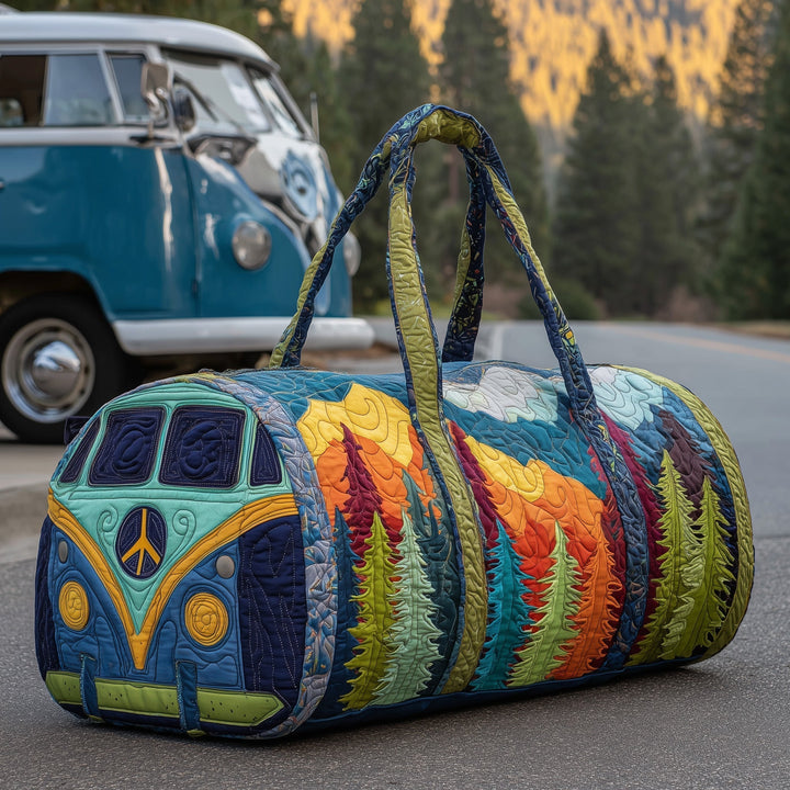 Bohemian Chic Quilted Duffle Bag