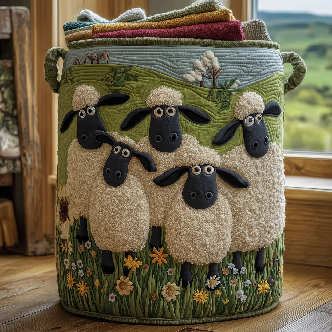 GFTONL5881 Quilted Laundry Basket